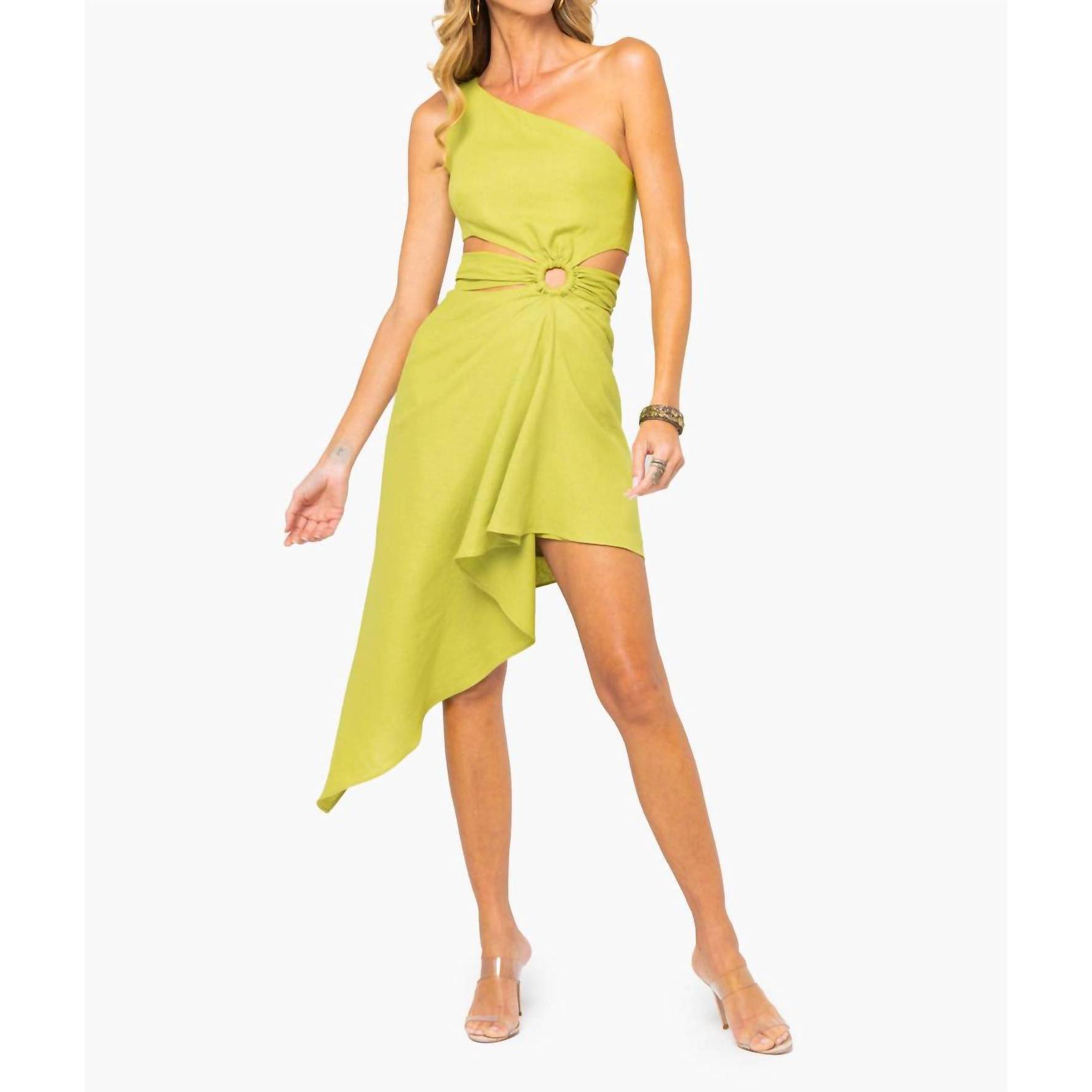 New Jbq Corey Dress In Kiwi